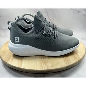 FootJoy Flex XP Gray White Spikeless Golf Shoes Sneakers 95359 Men’s Size 9
